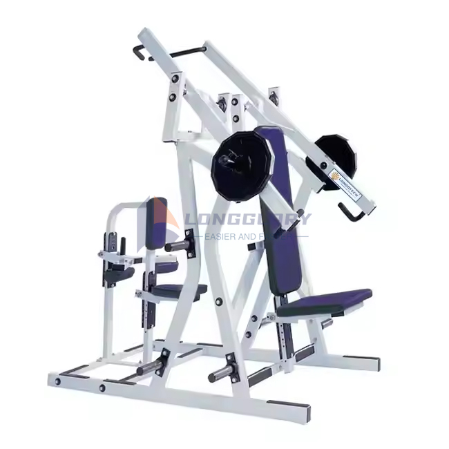 Boční lis hrudníku a Lat Pulldown