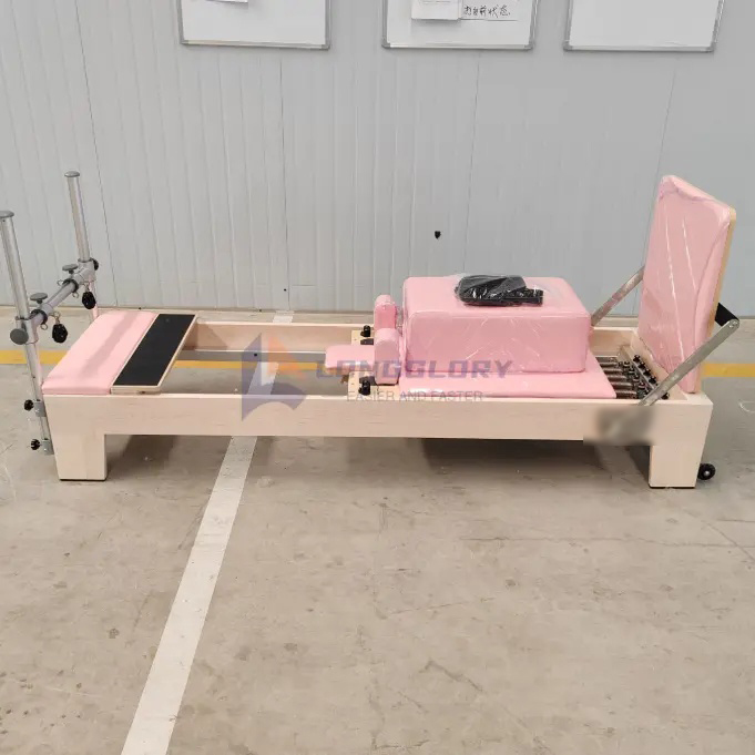 Jóga javorového dřeva Pilates reformátor