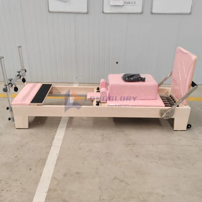 Jóga javorového dřeva Pilates reformátor